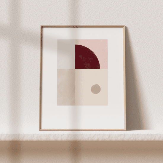 Pink & Red Graphic Poster No.1 - Image 2