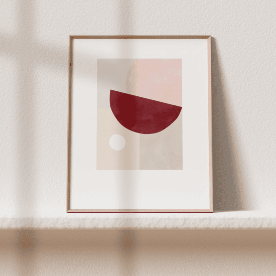 Pink & Red Graphic Poster No.2 - Image 3