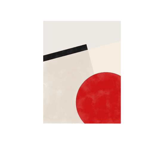 Pink & Red Graphic Poster No.3