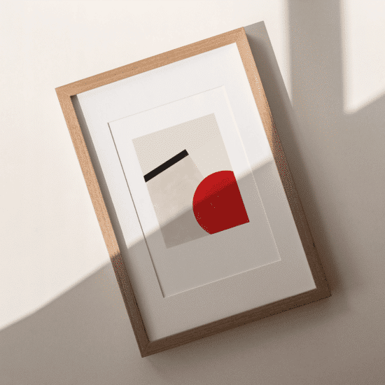 Pink & Red Graphic Poster No.3 - Image 2