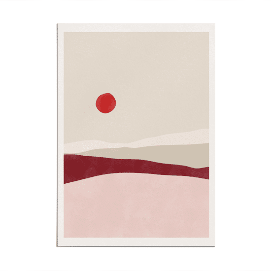 Pink & Red Landscape Poster No.2 - Image 5