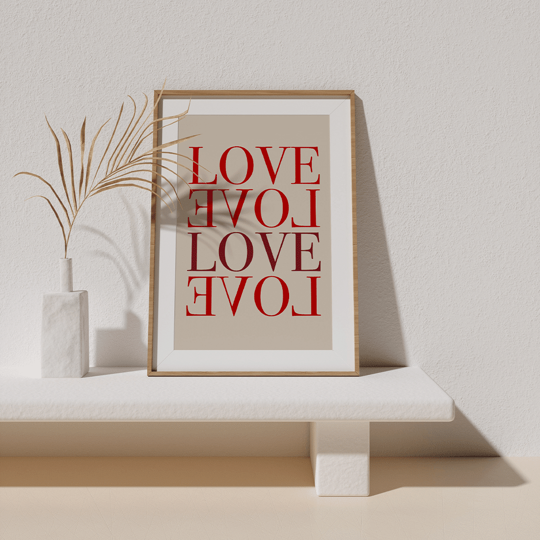 Love Typographic Poster - Image 3