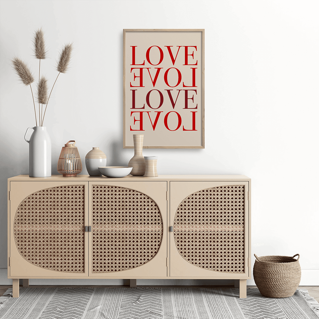 Love Typographic Poster - Image 4