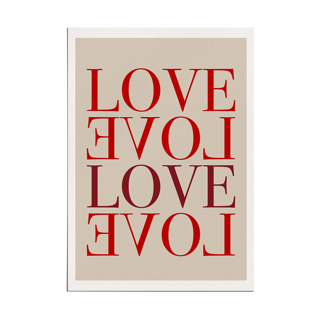 Love Typographic Poster - Image 5