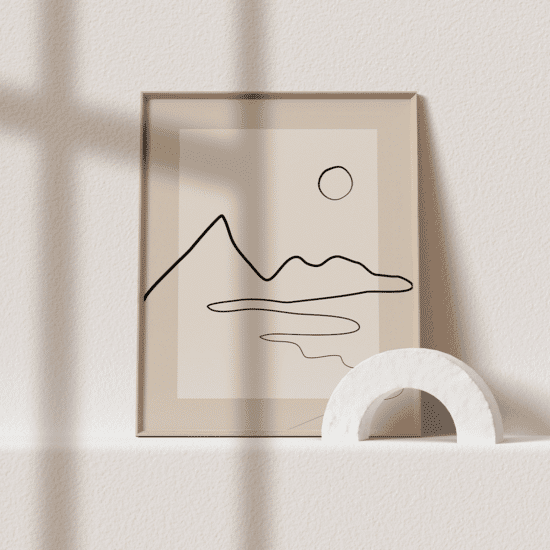 Landscape One Line Poster - Image 3