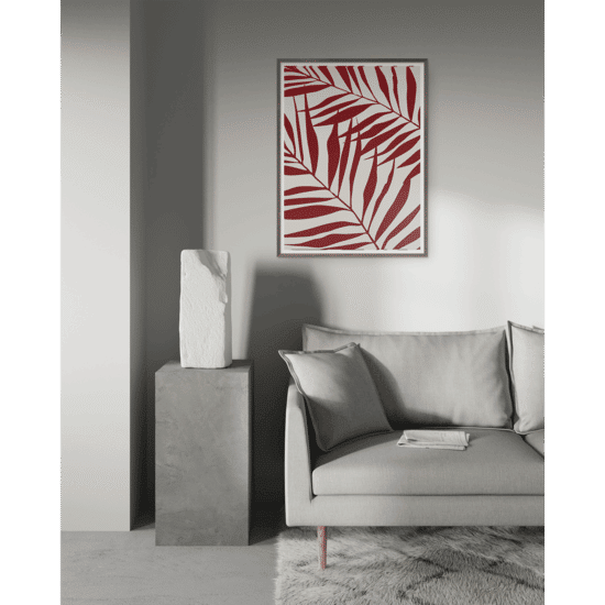 Burgundy Botanical Poster - Image 4