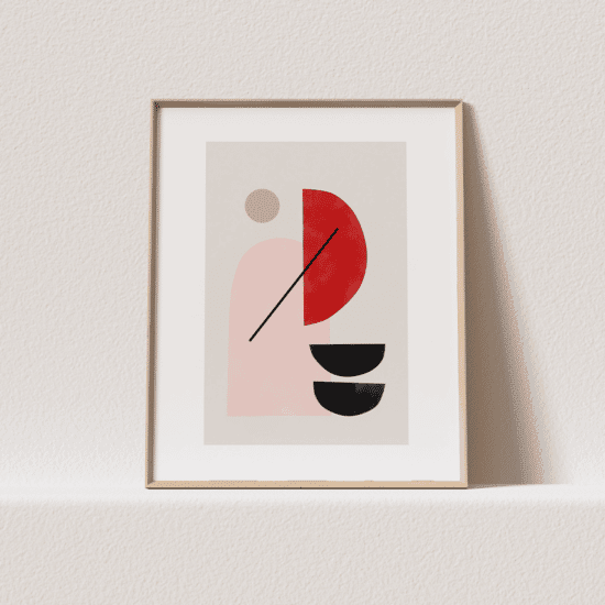 Retro Shapes Poster No.1 - Image 3