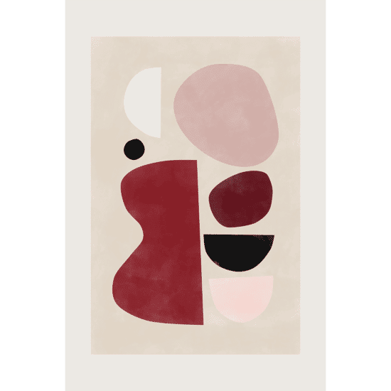 Retro Shapes Poster No.2