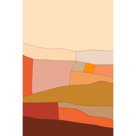 Terracotta Landscape Poster No.1