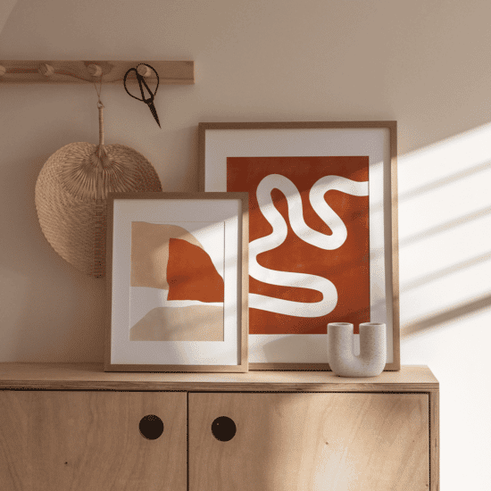 Abstract Terracotta Poster No.1 - Image 5