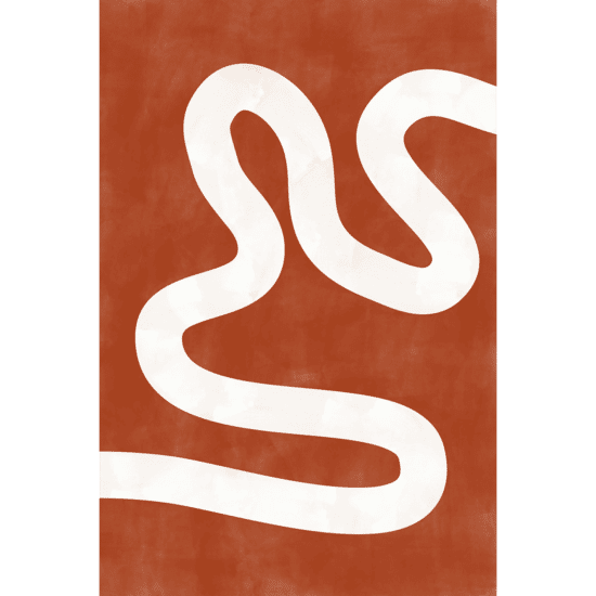 Abstract Terracotta Poster No.2