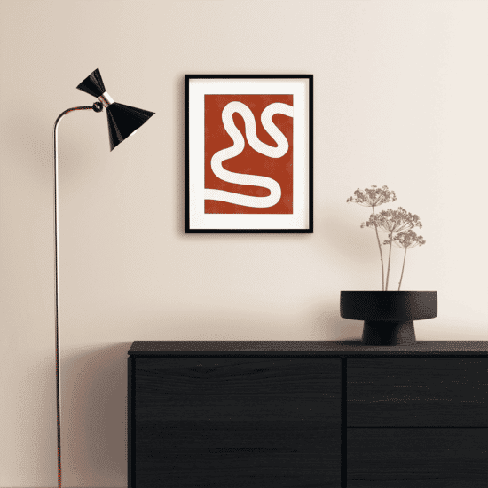 Abstract Terracotta Poster No.2 - Image 4