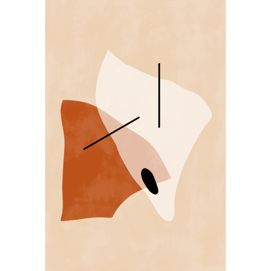Abstract Terracotta Poster No.3