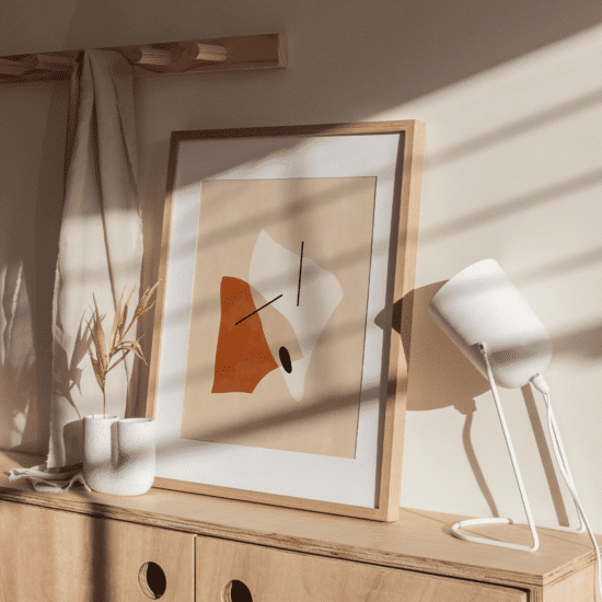 Abstract Terracotta Poster No.3 - Image 3