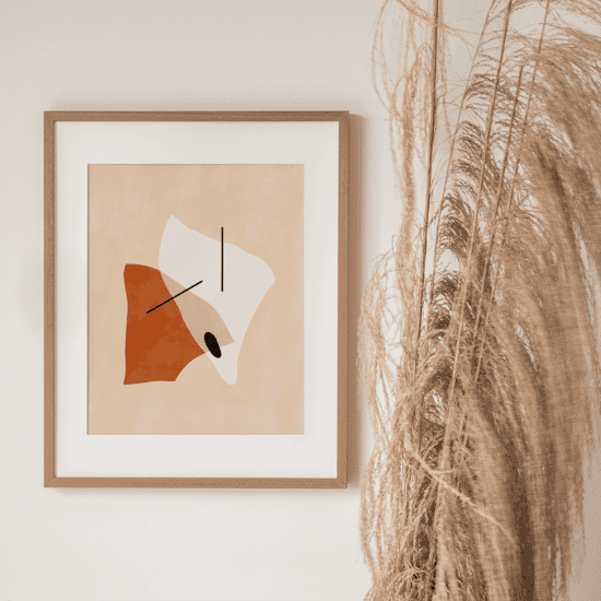 Abstract Terracotta Poster No.3 - Image 2