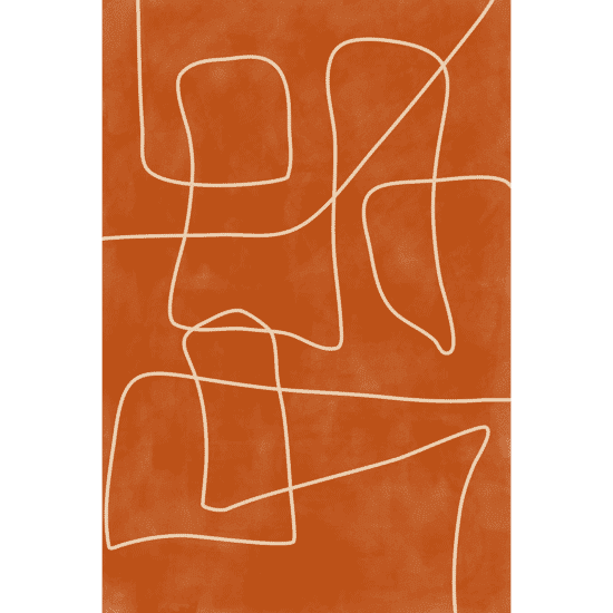 Abstract Terracotta Poster No.4