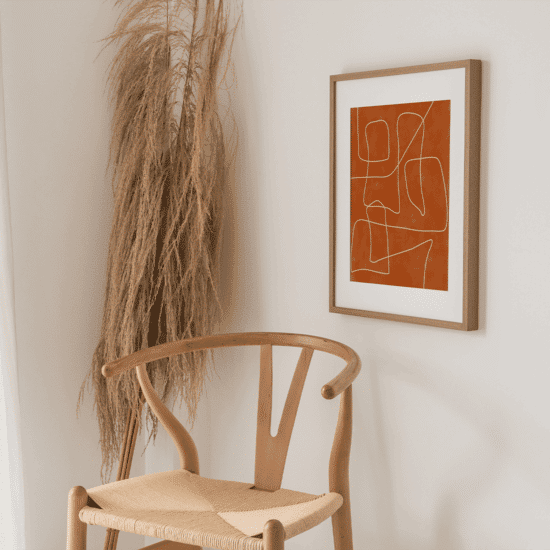 Abstract Terracotta Poster No.4 - Image 2