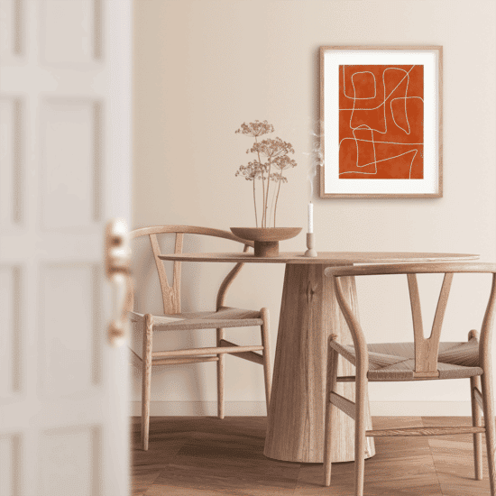Abstract Terracotta Poster No.4 - Image 4