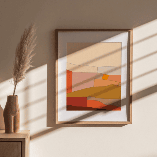 Terracotta Landscape Poster No.1 - Image 3