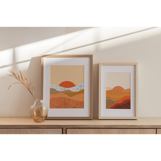 Terracotta Mountains Poster No.2 - Image 5