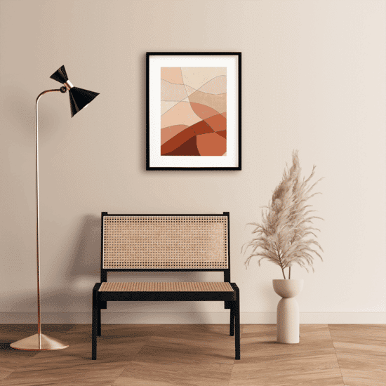 Abstract Terracotta Shapes Poster No.1 - Image 4
