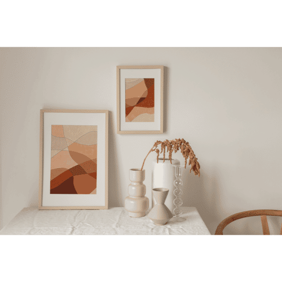 Abstract Terracotta Shapes Poster No.1 - Image 5