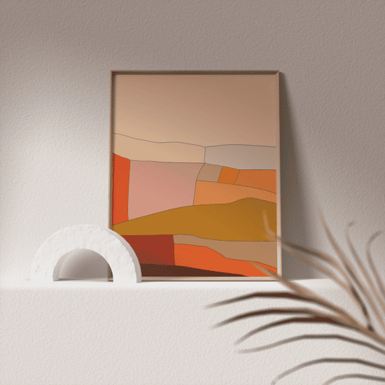 Terracotta Landscape Poster No.1 - Image 4