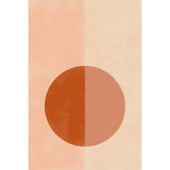 Terracotta Circle Poster No.1