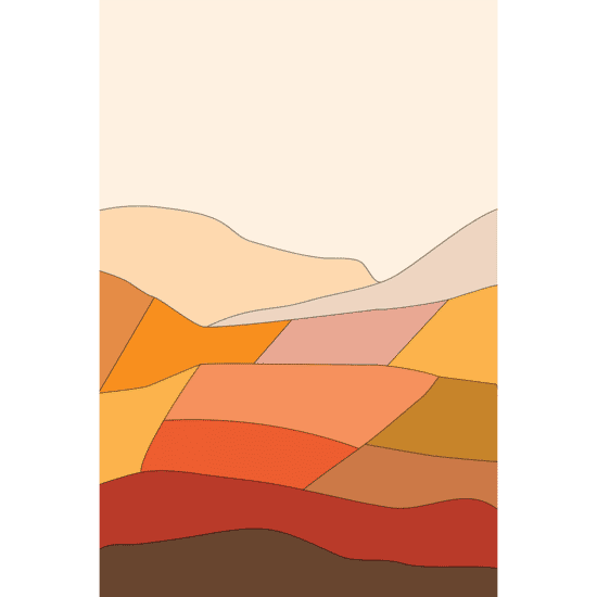 Terracotta Landscape Poster No.2