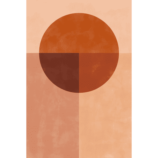 Terracotta Circle Poster No.2