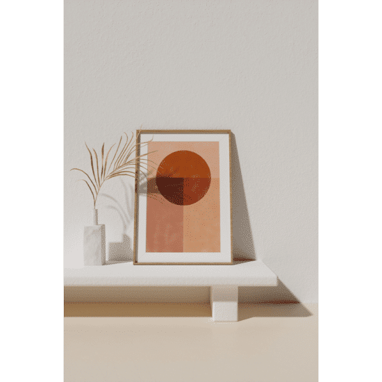 Terracotta Circle Poster No.2 - Image 3