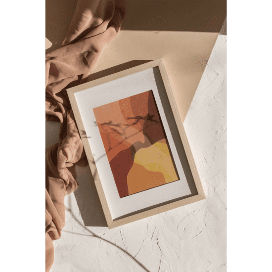 Abstract Yellow Shapes Poster - Image 2