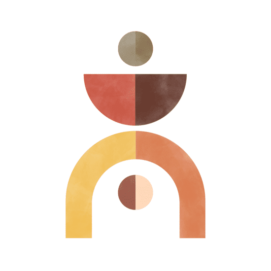 Geometric Colour Play Poster