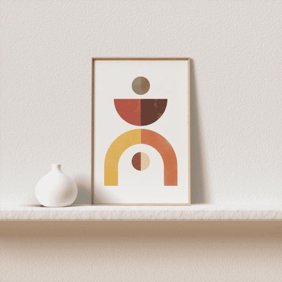 Geometric Colour Play Poster - Image 2