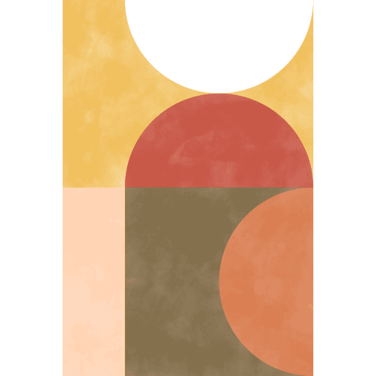 Geometric Colour Play Poster No.2