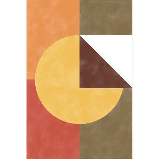 Geometric Colour Play Poster No.3