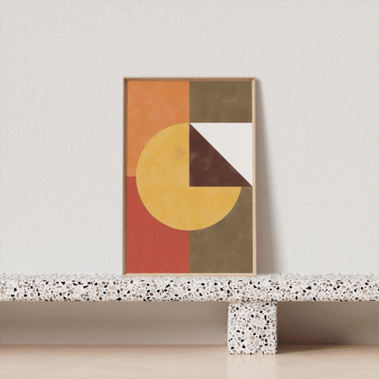Geometric Colour Play Poster No.3 - Image 3