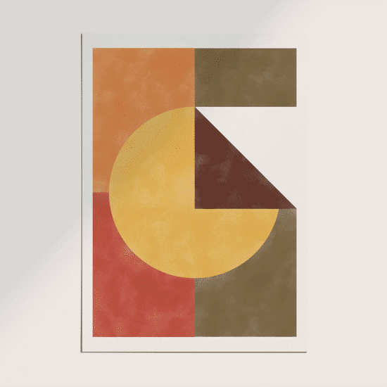 Geometric Colour Play Poster No.3 - Image 5