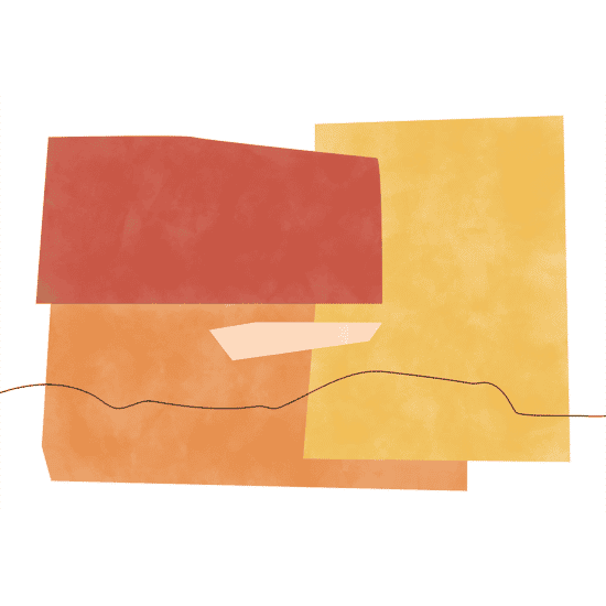 Yellow Paper Cuts Poster No.2