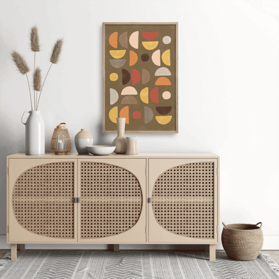 Colourful Semicircles Poster - Image 2