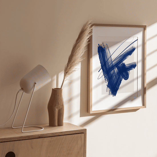 Blue Ink Poster No.1 - Image 3