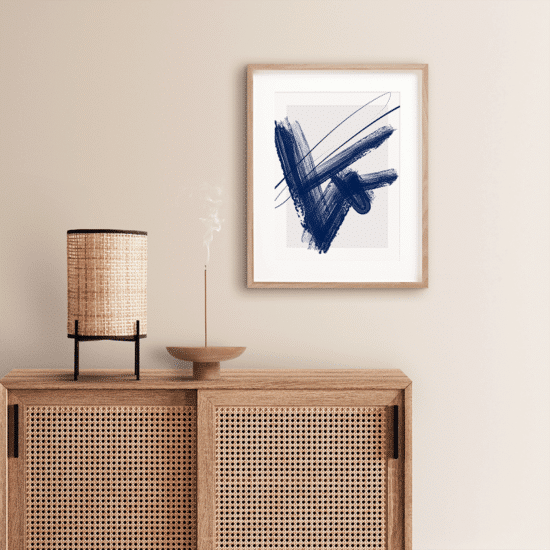 Blue Ink Poster No.1 - Image 2