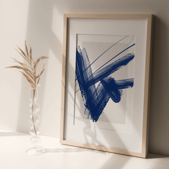 Blue Ink Poster No.1 - Image 5