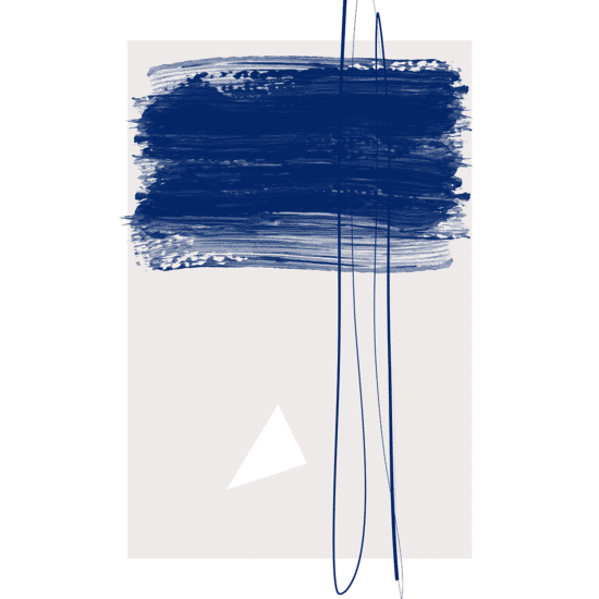 Blue Ink Poster No.2