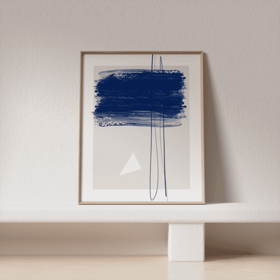 Blue Ink Poster No.2 - Image 3