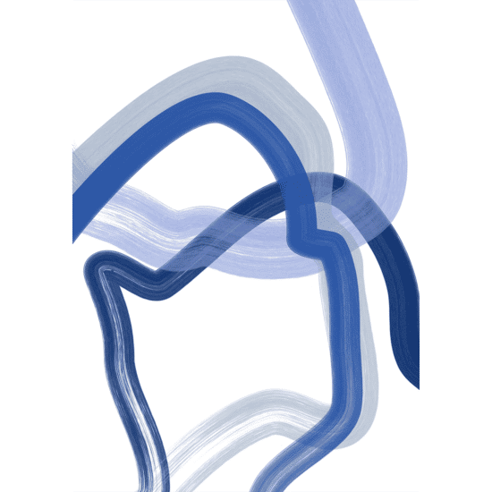 Blue Lines Poster No.1