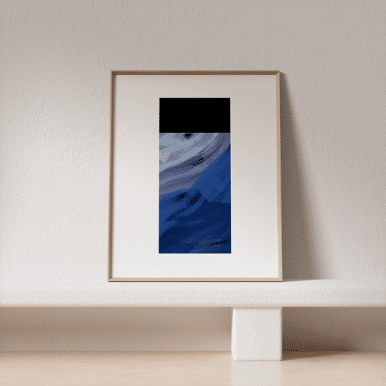 Indigo Blue Poster No.1 - Image 2