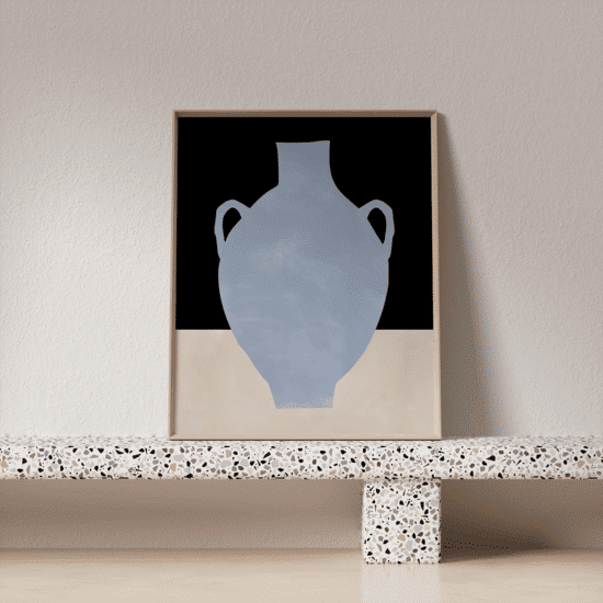 Blue Still Life Poster No.1 - Image 4
