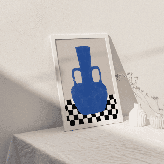 Blue Still Life Poster No.2 - Image 3