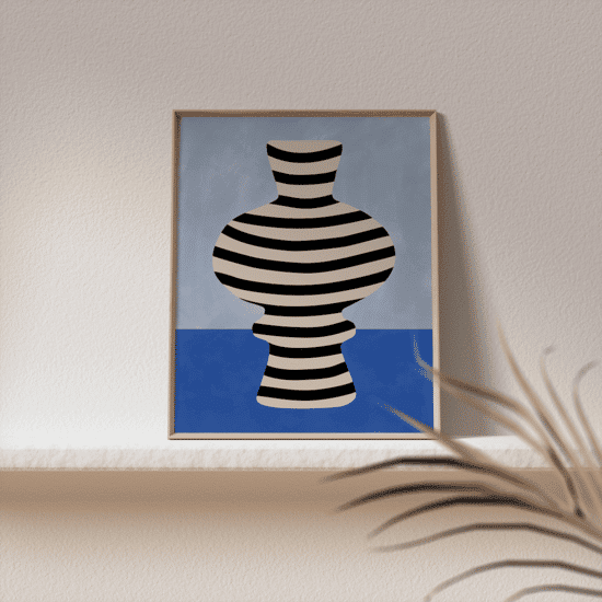 Blue Still Life Poster No.3 - Image 3